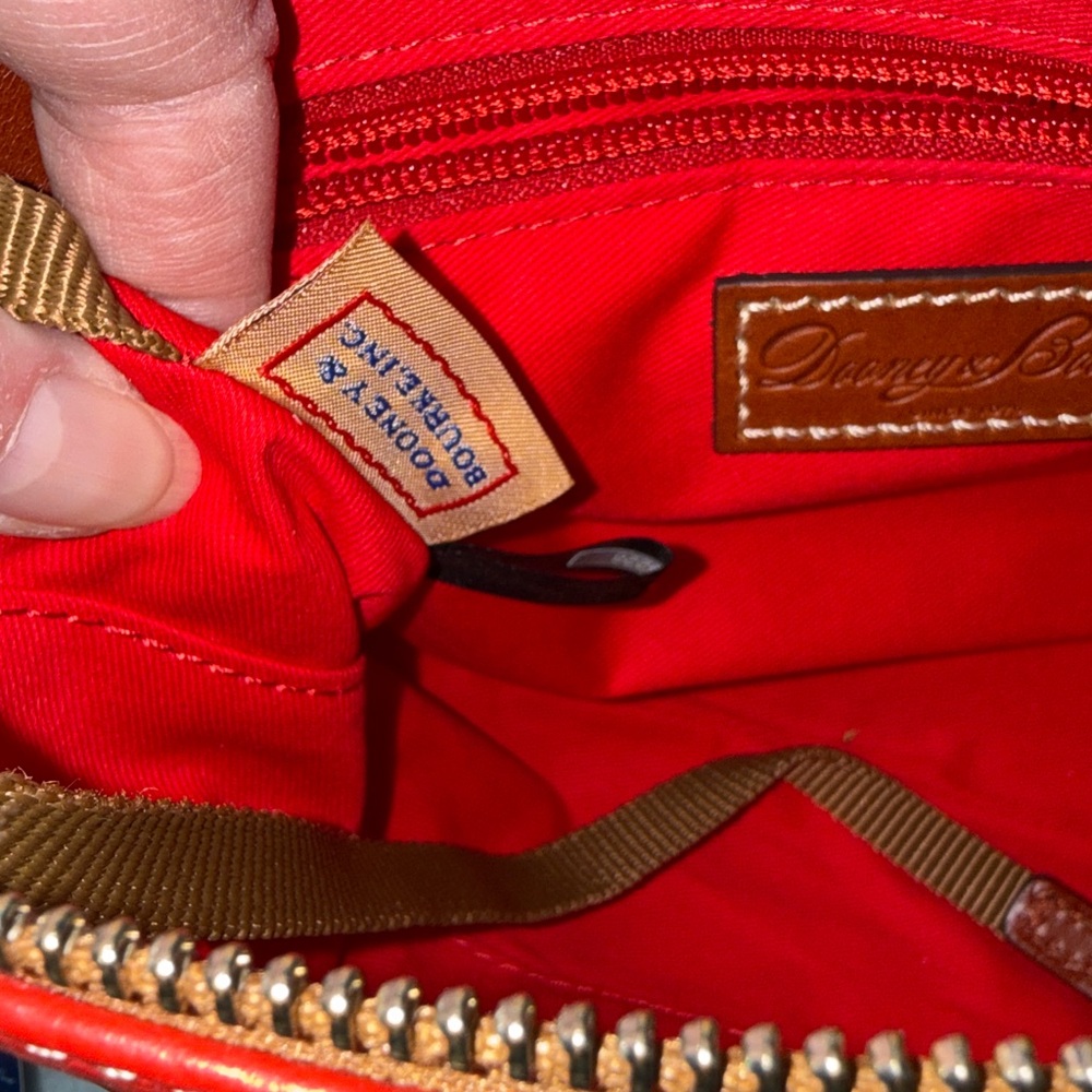 Dooney & Bourke Red Pebble Grain Crossbody Bag - Picture 13 of 17